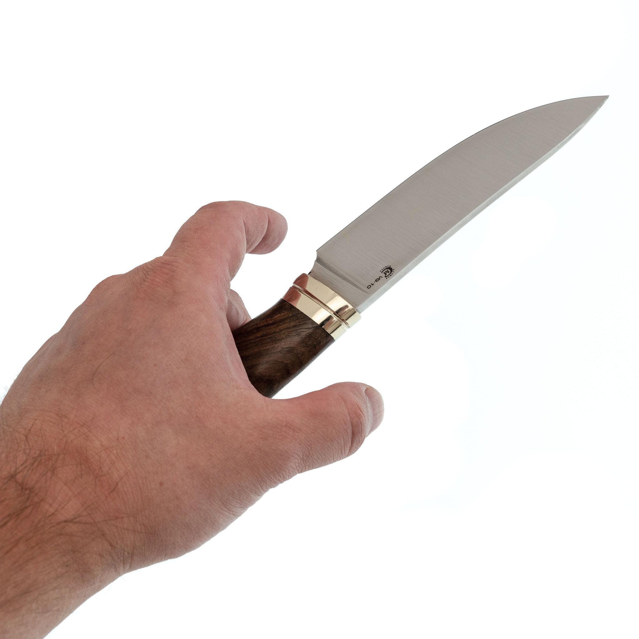 Нож Кайман, сталь VG-10, рукоять орех - фото 6
