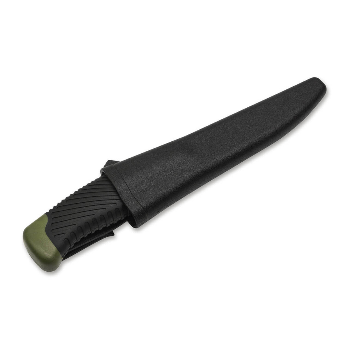фото Нож рыбацкий с фиксированным клинком magnum falun green, сталь 420 satin plain, рукоять полипропилен/термопластик boker