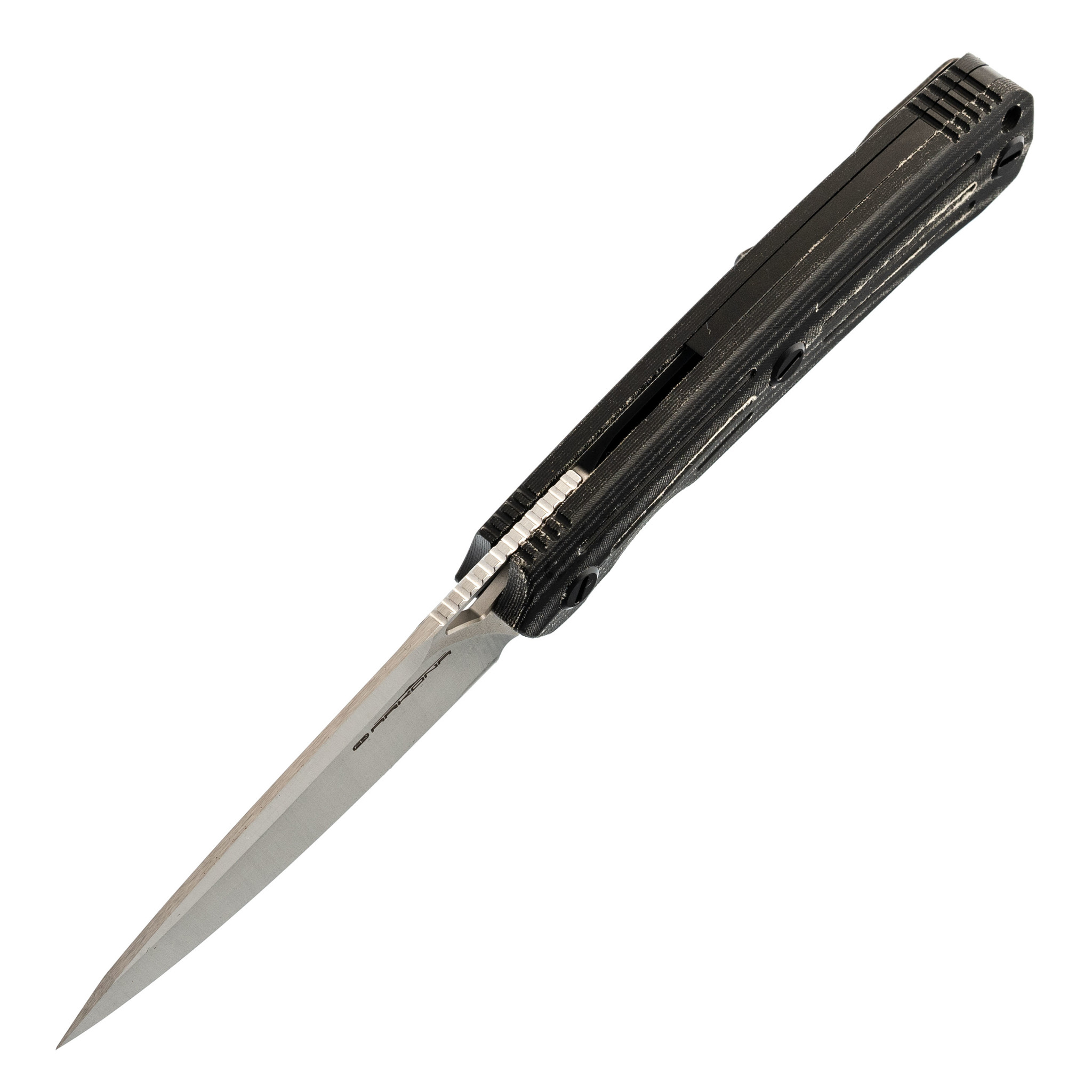 Складной нож Arcona Nettle F, сталь K110, рукоять черная микарта - фото 2