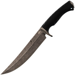 Фото Тактический нож Князь, сталь 8Сr13MoV, рукоять резинопласт, черный