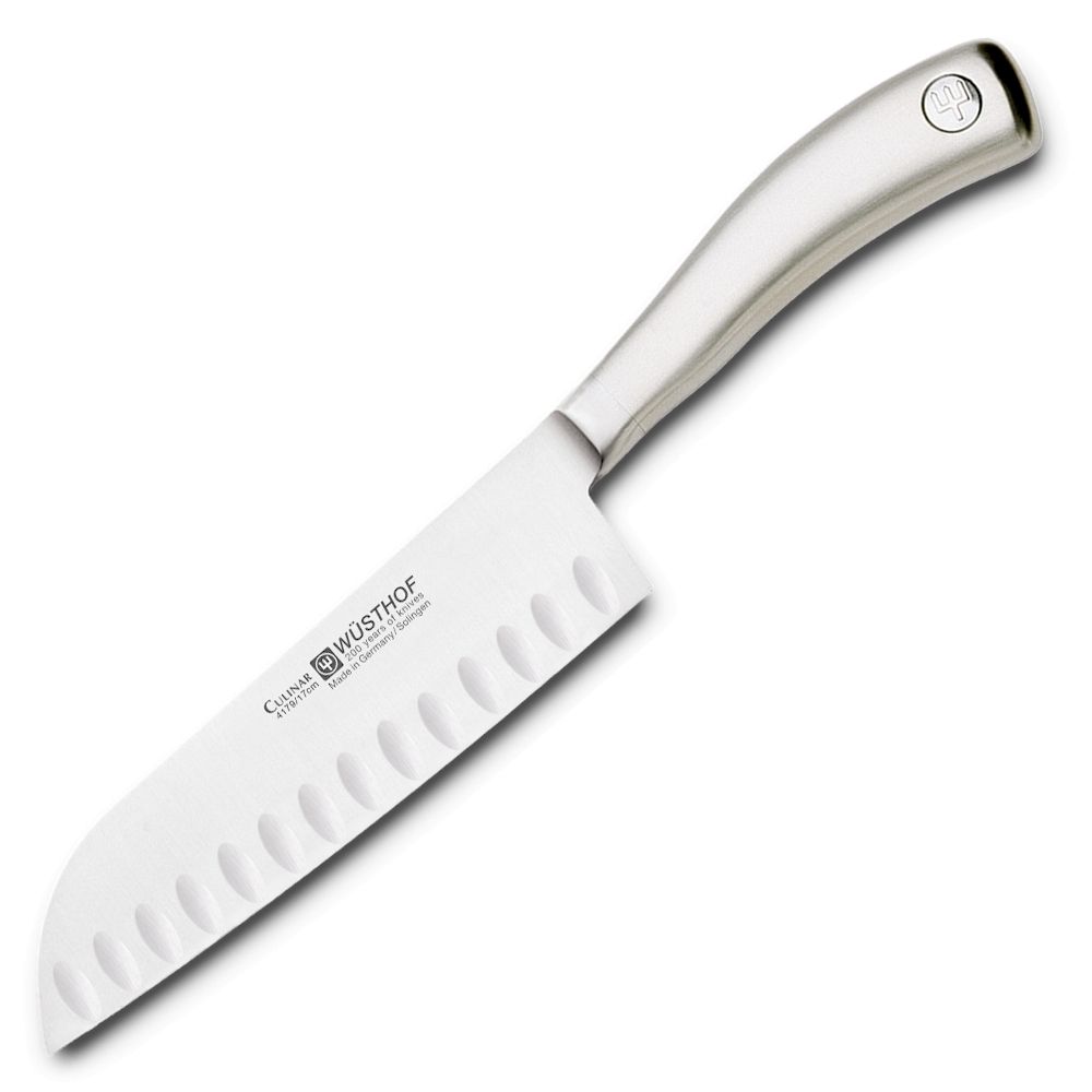 Купить ножи chef. Шеф нож сантоку. Wusthof нож шефа. Нож поварской Santoku. Bugatti нож сантоку.