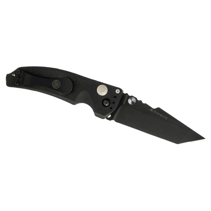 Нож складной EX-03 Black Tanto Blade, Matte Black Handle 10.16 см. - фото 5