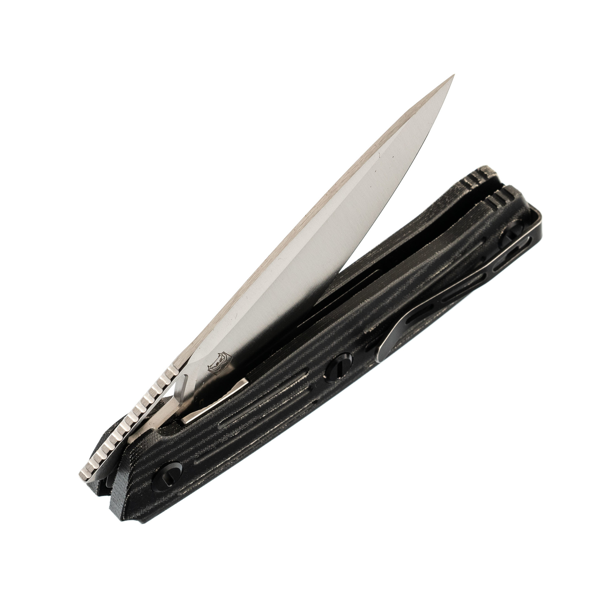 Складной нож Arcona Nettle F, сталь K110, рукоять черная микарта - фото 7