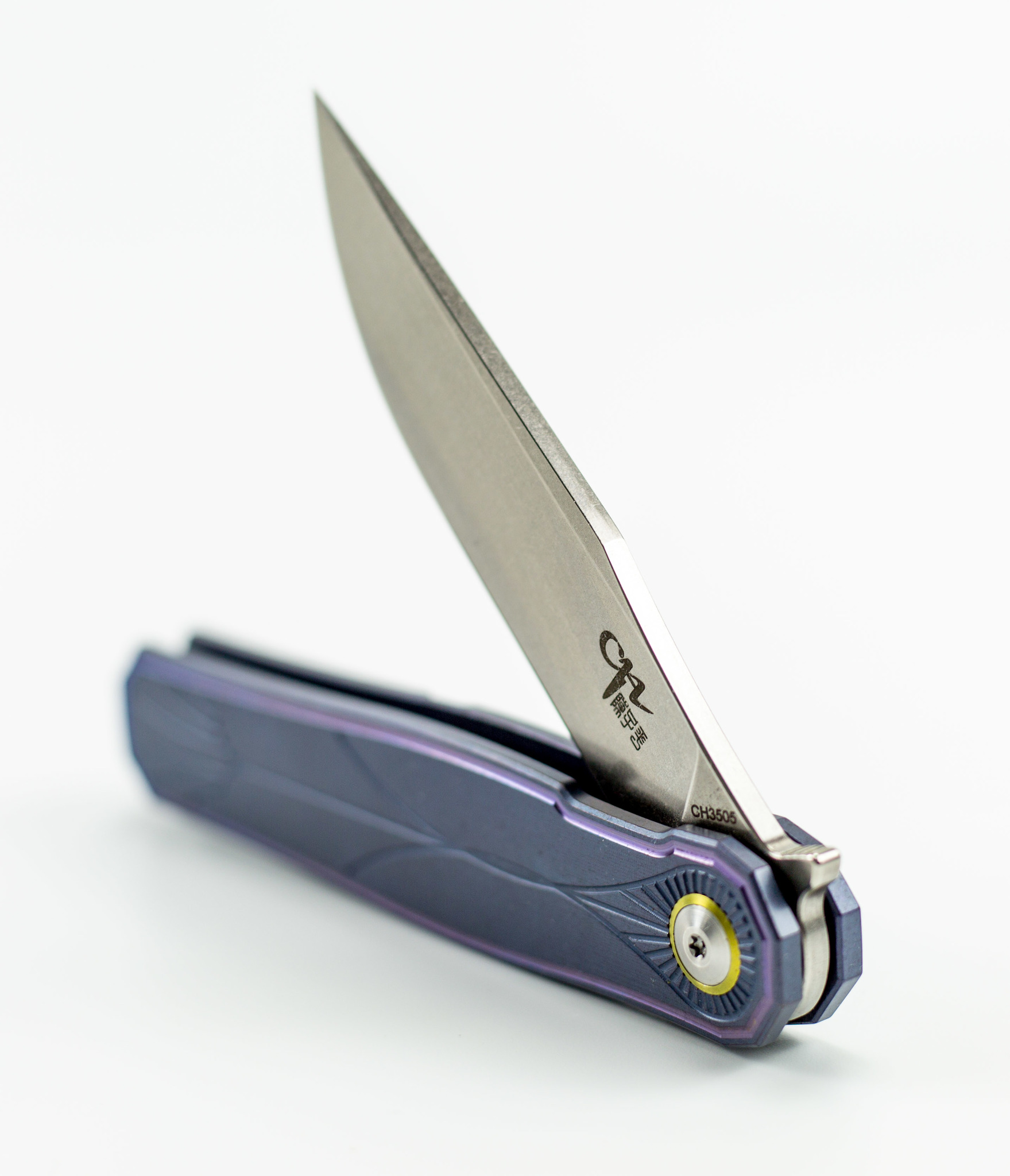 Складной нож CH3505 Blue сталь S35VN от Ножиков