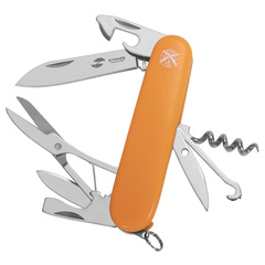 Фото Нож перочинный Stinger 90 мм, 13 функций, оранжевый