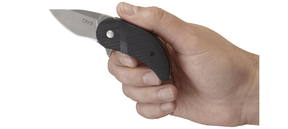 Складной нож CRKT Snicker™, сталь 420J2, рукоять термопластик GRN - фото 5