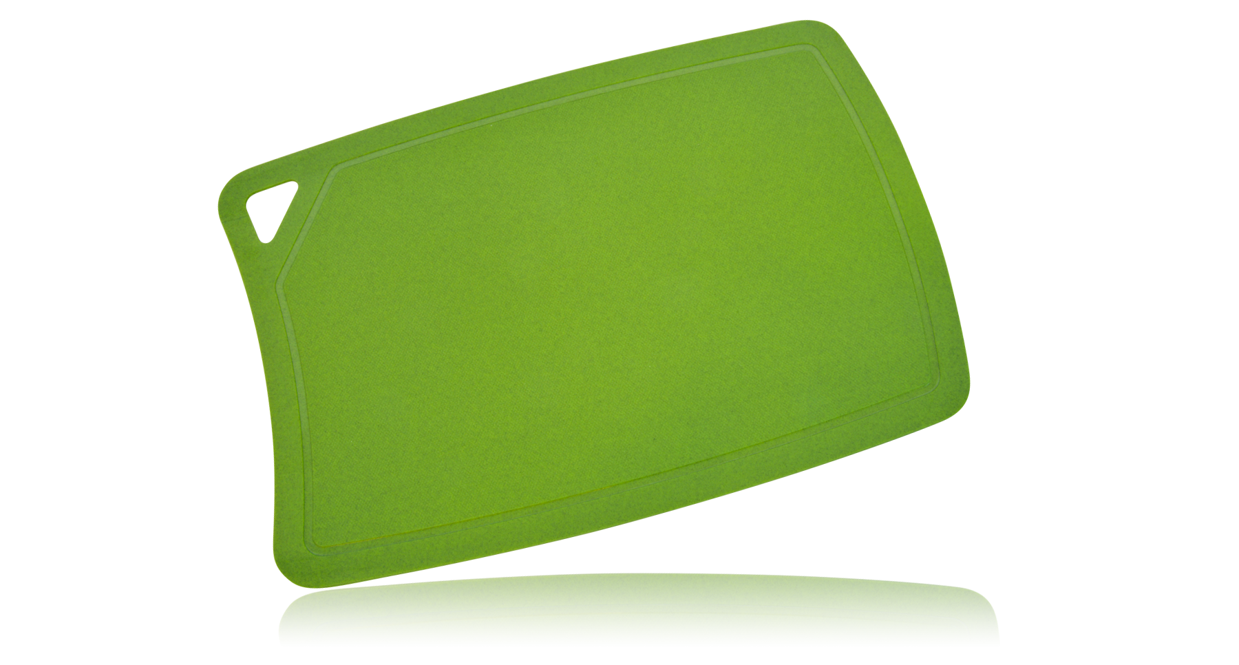 Доска разделочная BIOMAID, термопластичный полиуретан, зеленый, 240x170x2мм