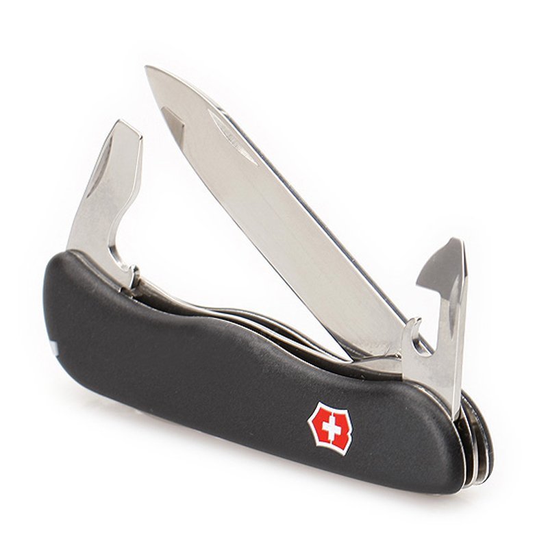 фото Нож перочинный victorinox picknicker, сталь x55crmo14, рукоять cellidor®, черный