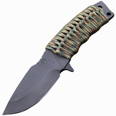 Фото Нож тактический с фиксированным клинком Medford NAV-H, сталь D2 Black Oxide, рукоять паракорд, камуфляж