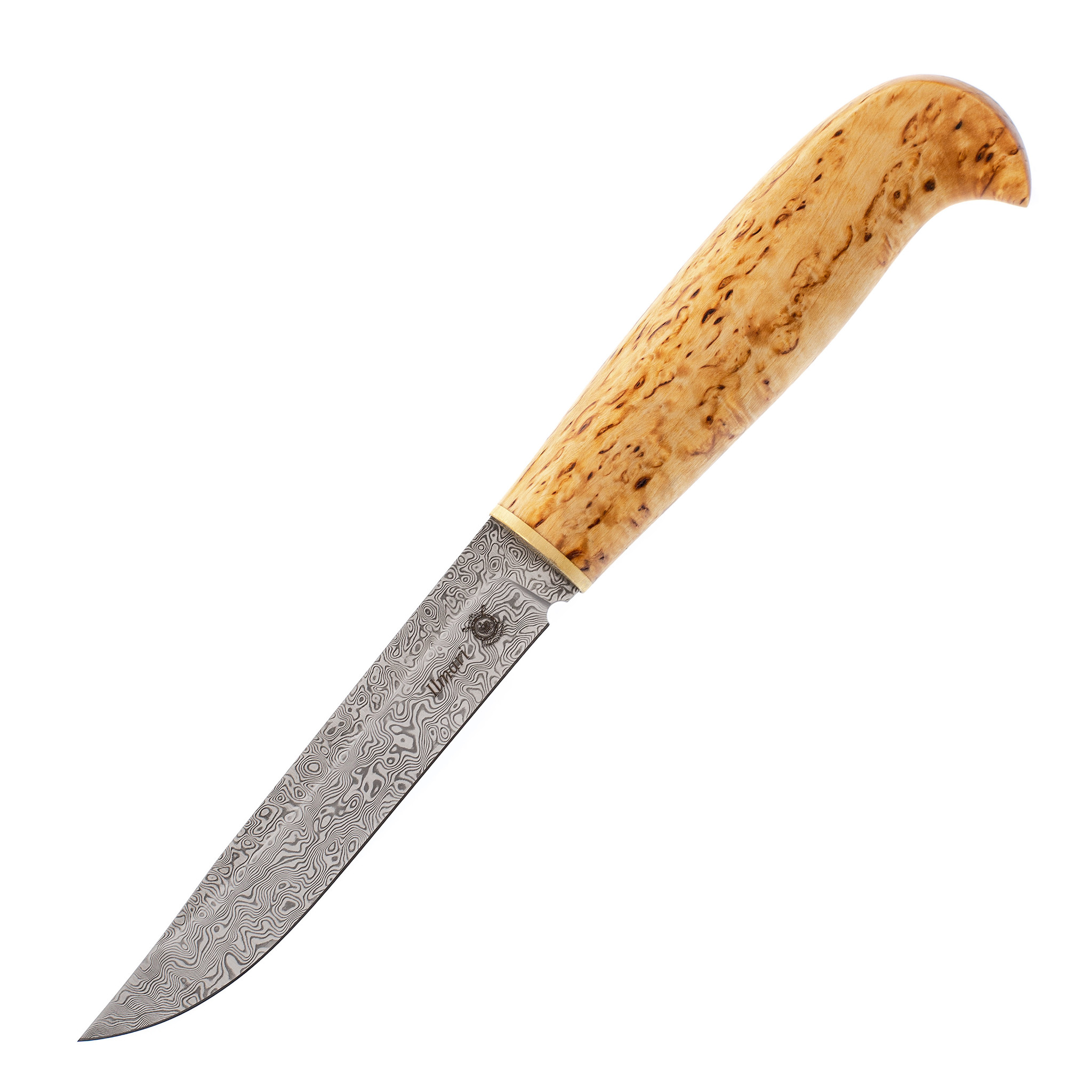 Нож якутский Ilmari, сталь ZDI-1016, рукоять карельская береза
