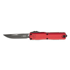 Фото Автоматический нож Microtech Ultratech ZPB Gen III S/E, сталь M390MK, рукоять алюминий, красный/черный