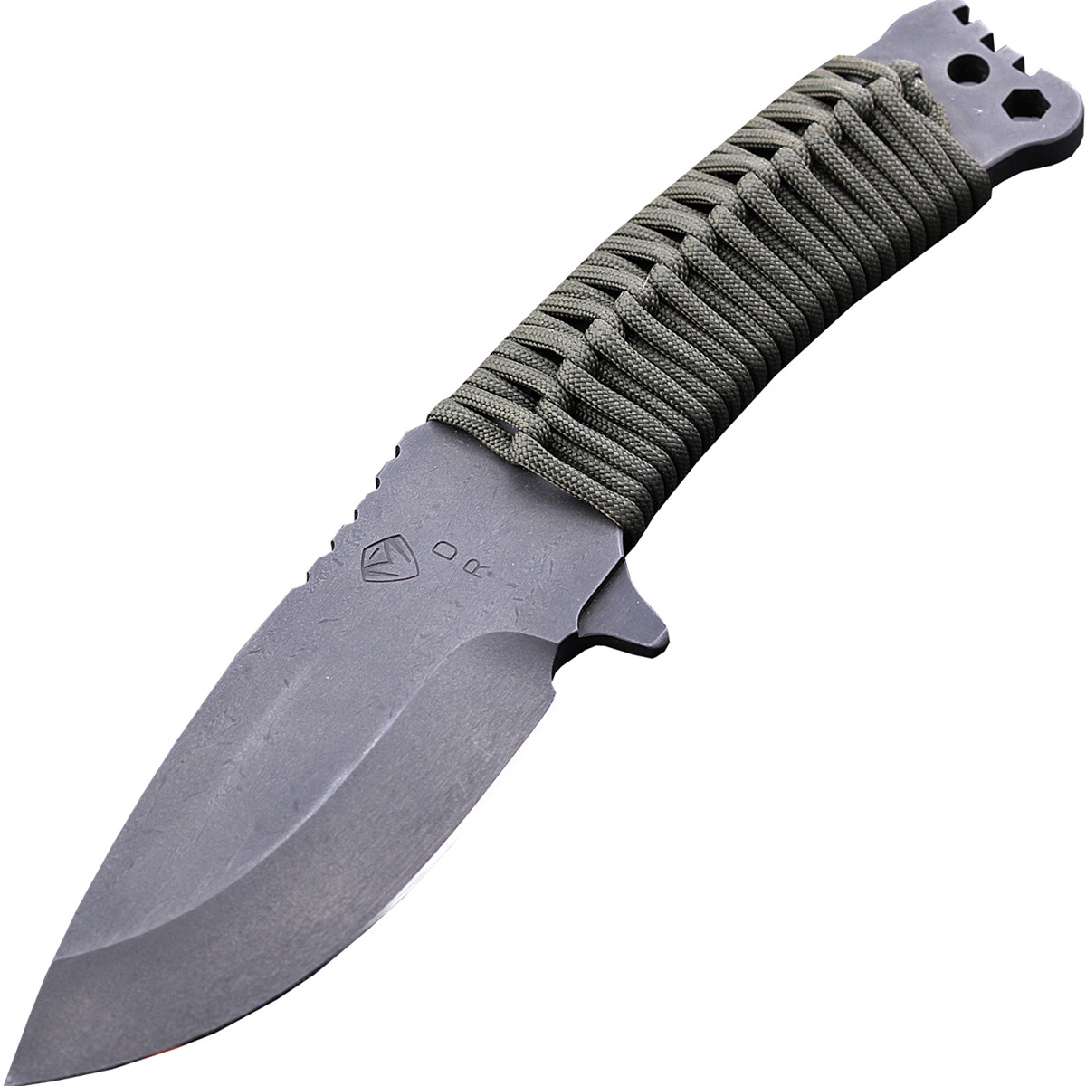 Тактический нож NAV-T, Matte Black Oxide D2 Steel, OD Green Handle