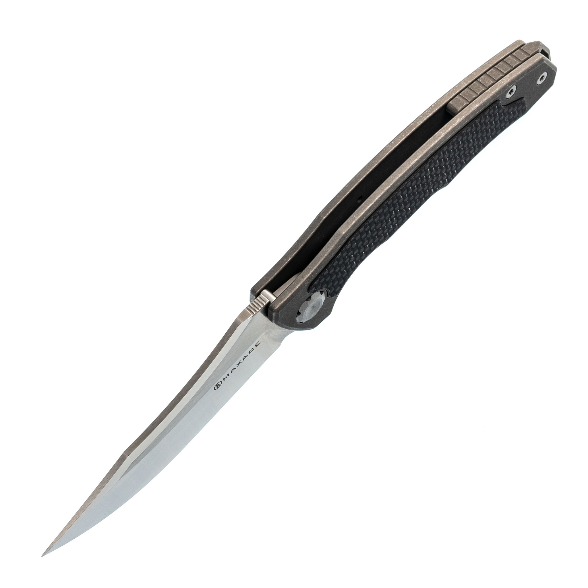 Складной нож Maxace Halictus CF, сталь M390, рукоять Carbon Fiber/Titanium - фото 2
