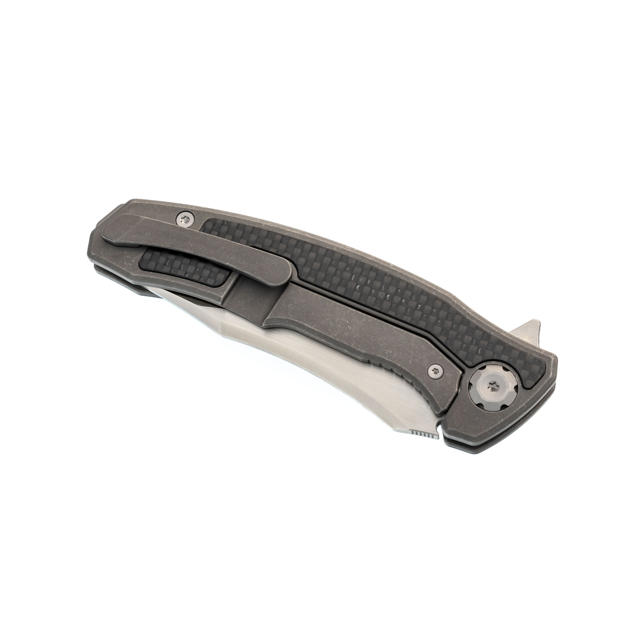 Складной нож Maxace Halictus CF, сталь M390, рукоять Carbon Fiber/Titanium - фото 7