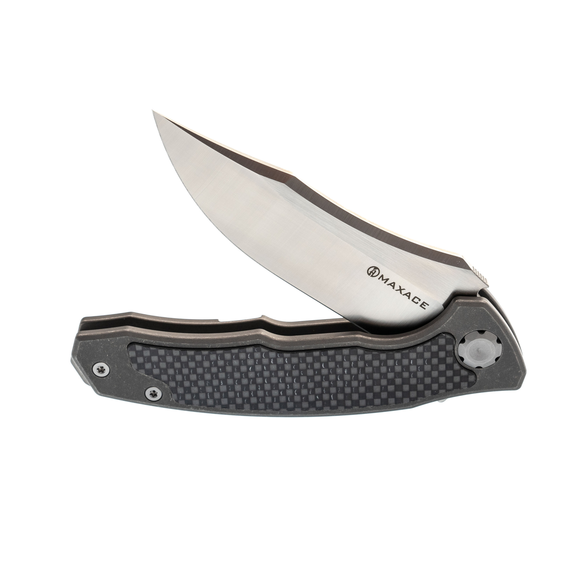 Складной нож Maxace Halictus CF, сталь M390, рукоять Carbon Fiber/Titanium - фото 5
