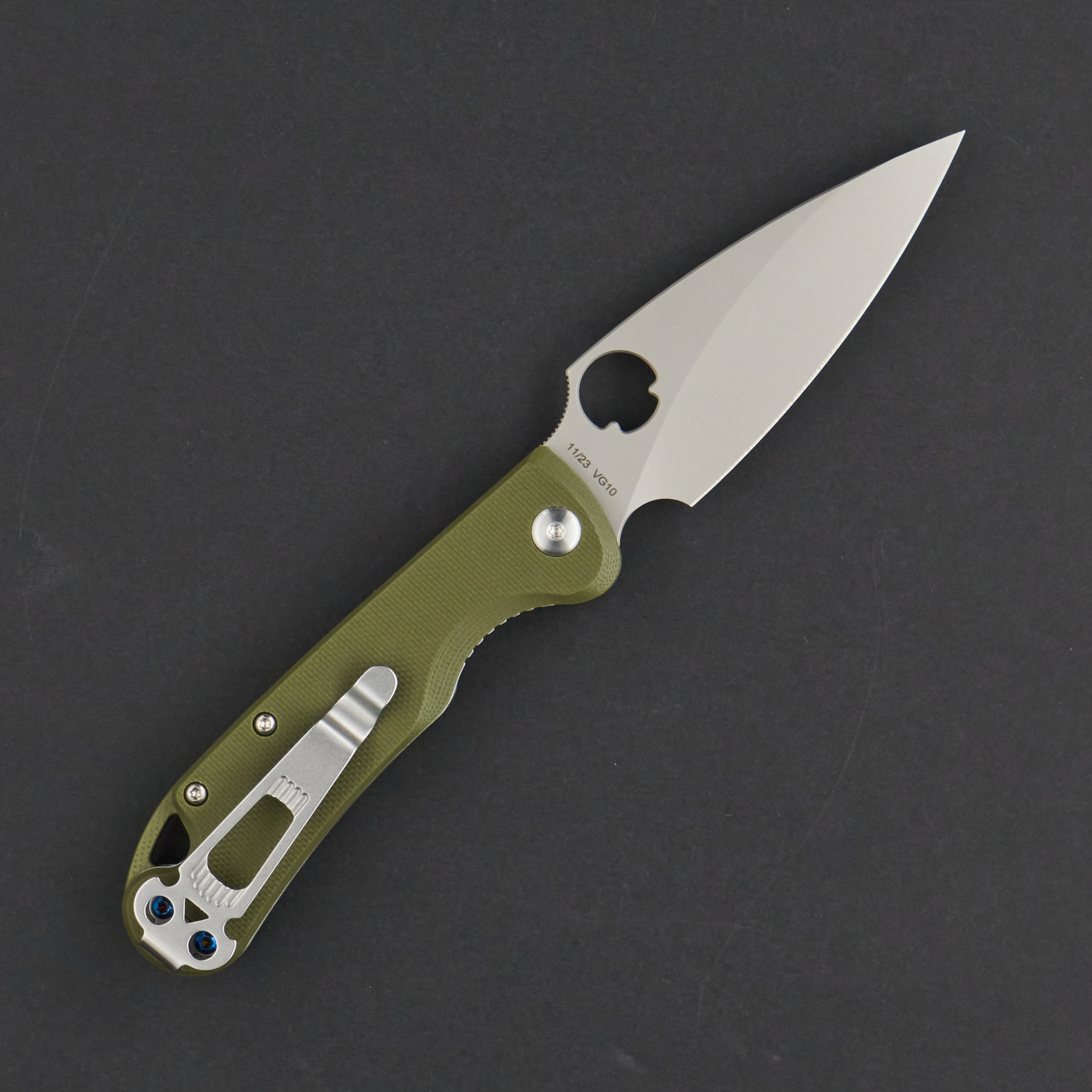 Складной нож Dagger Sting Mini Olive BB, сталь VG-10, рукоять G10 - фото 2