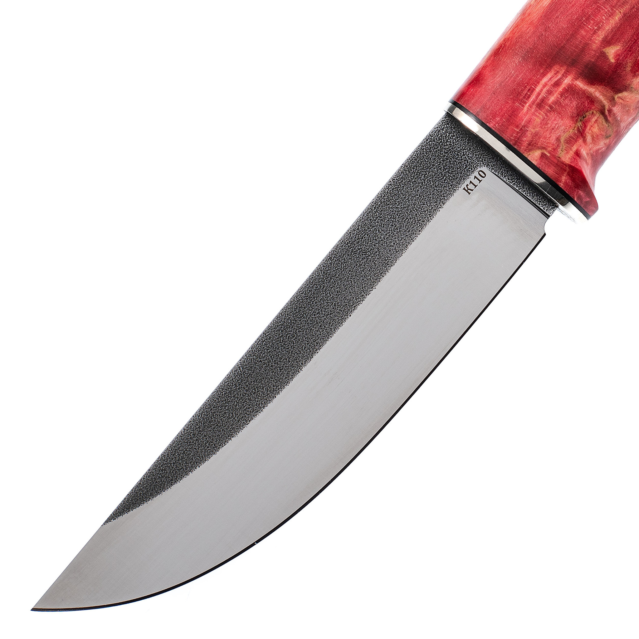 Нож Барбус, сталь K110, карельская береза красная - фото 2
