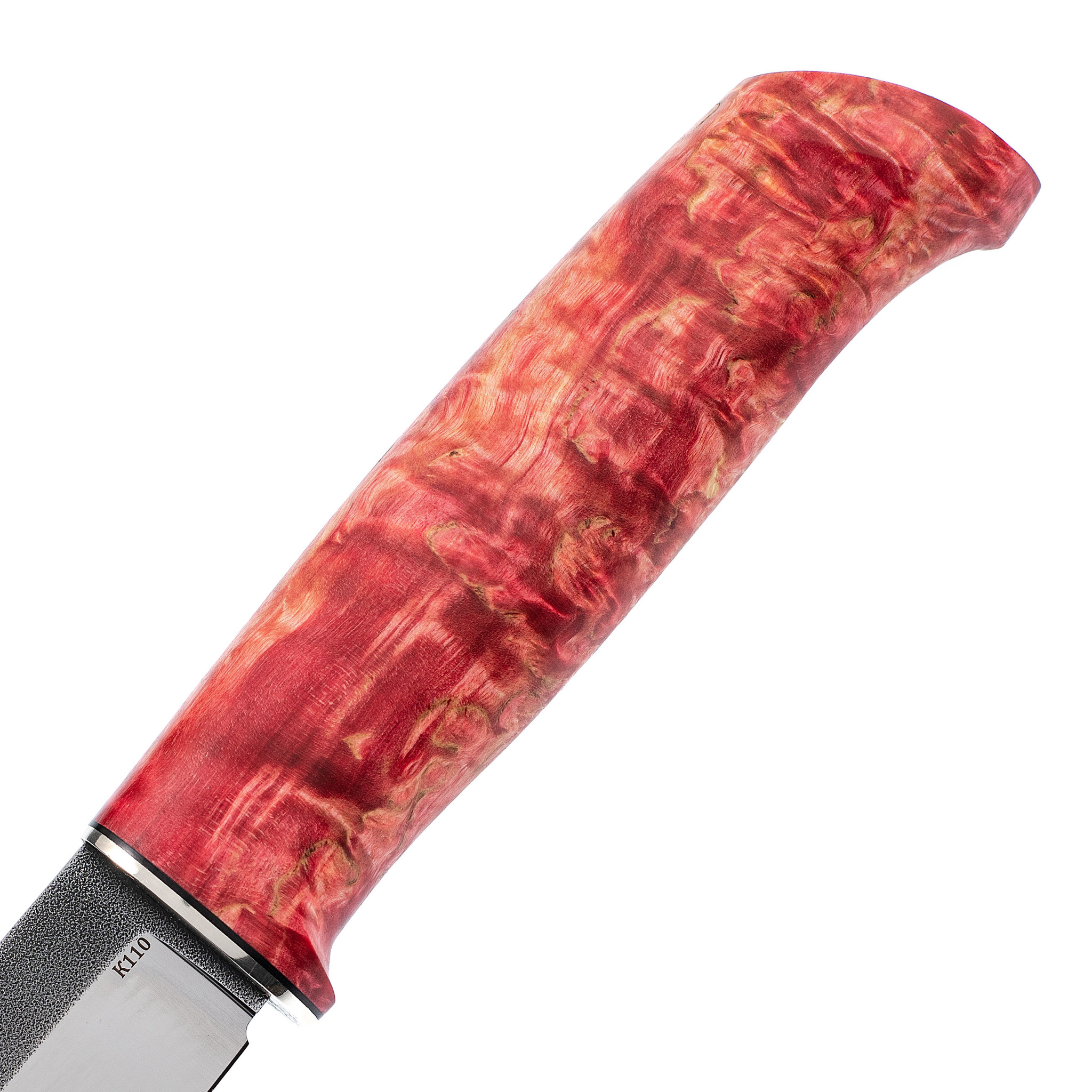 Нож Барбус, сталь K110, карельская береза красная от Ножиков
