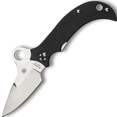 Фото Нож складной Jot Singh Khalsa Sprint Run - Spyderco 40GP, сталь VG-10 Satin Plain, рукоять стеклотекстолит G10 чёрный