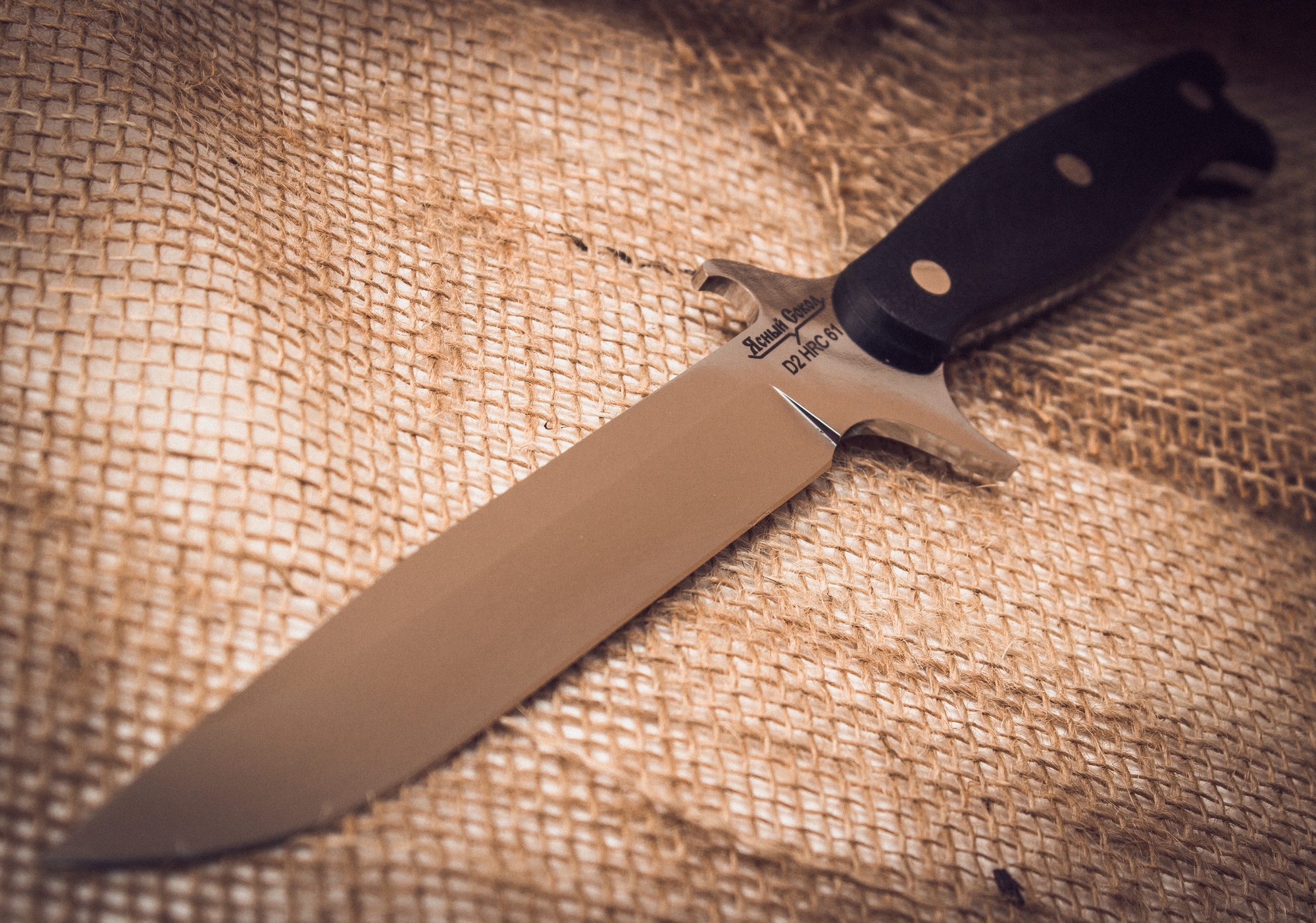 Нож Финка Б13, сталь D2 - фото 2