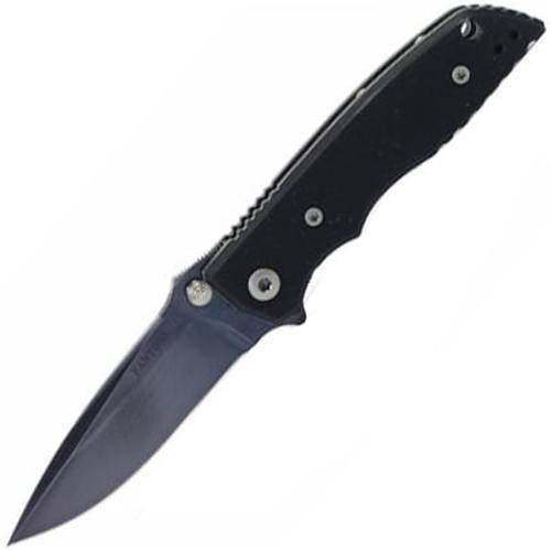 Складной нож Fantoni HB02, FAN/HB02BkBk, сталь CPM-S35VN, рукоять черный G10 - фото 1
