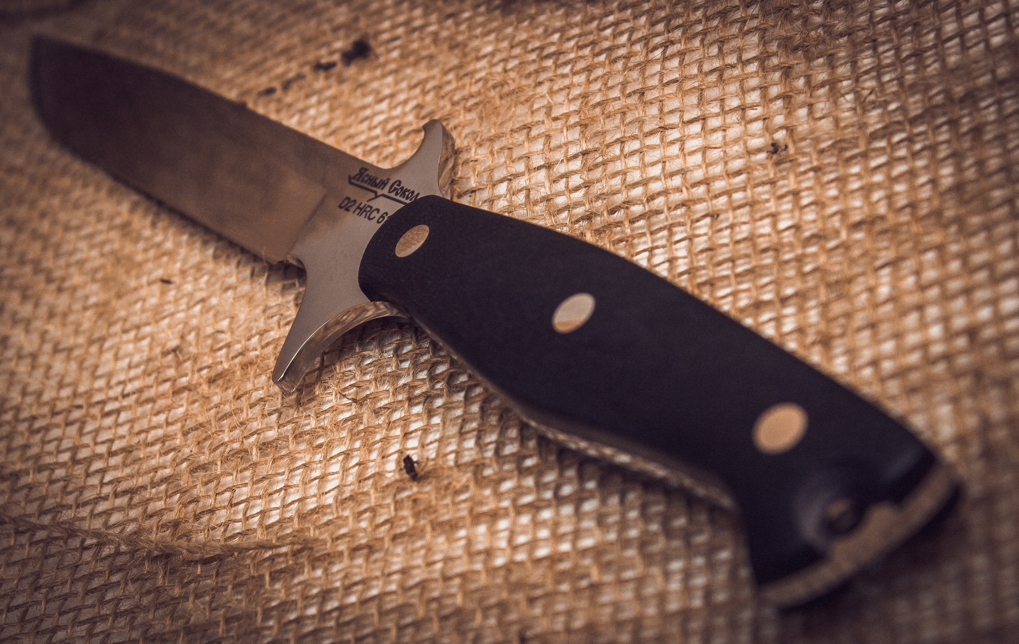 Нож Финка Б13, сталь D2 - фото 3