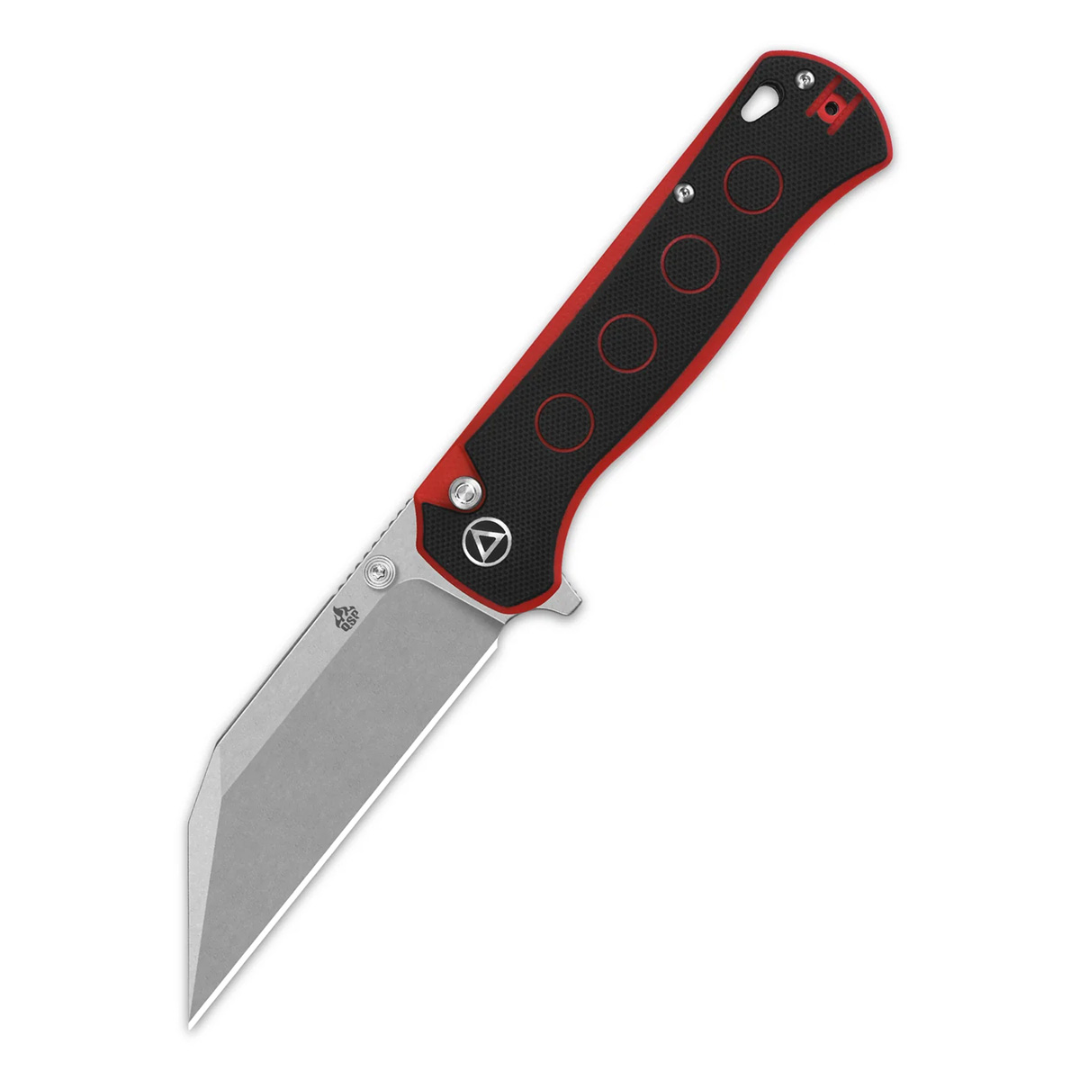 Складной нож QSP Swordfish 9.2 см, сталь Sandvik 14C28N, рукоять G10, черно-красный