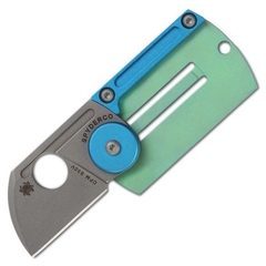 Фото Складной нож-брелок Dog Tag Folder - Spyderco С188ALTIP, сталь CPM S30V, рукоять титан/алюминий