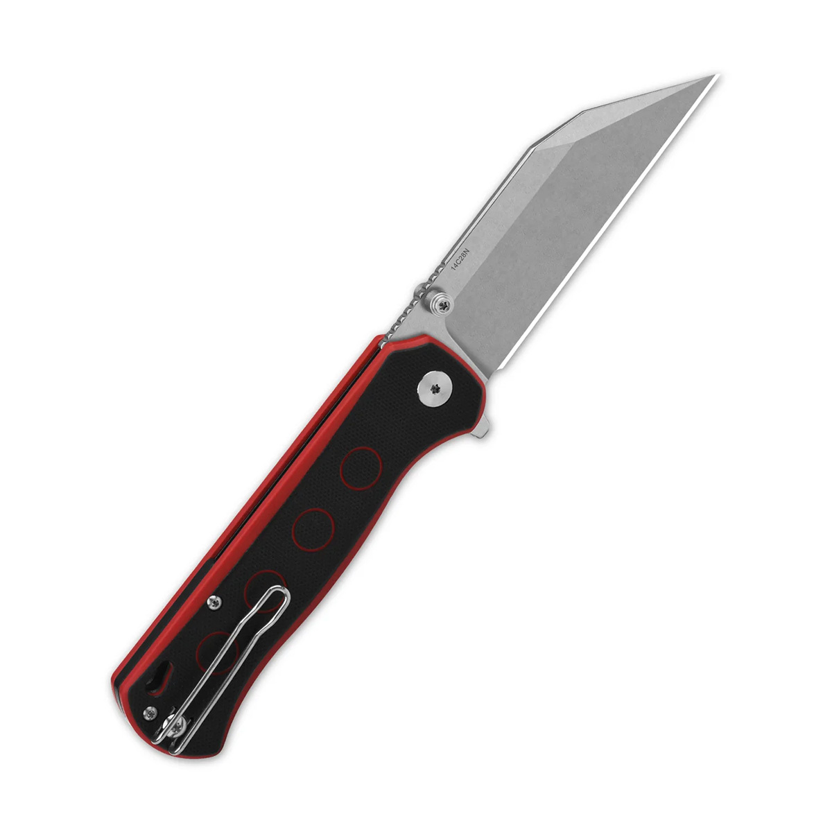 Складной нож QSP Swordfish 9.2 см, сталь Sandvik 14C28N, рукоять G10, черно-красный - фото 2