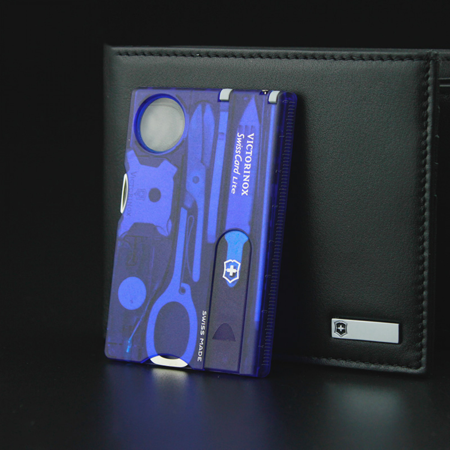 Швейцарская карта Victorinox SwissCard Lite, сталь X50CrMoV15, рукоять ABS-Пластик, синий от Ножиков