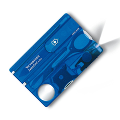 Фото Швейцарская карта Victorinox SwissCard Lite, сталь X50CrMoV15, рукоять ABS-Пластик, синий