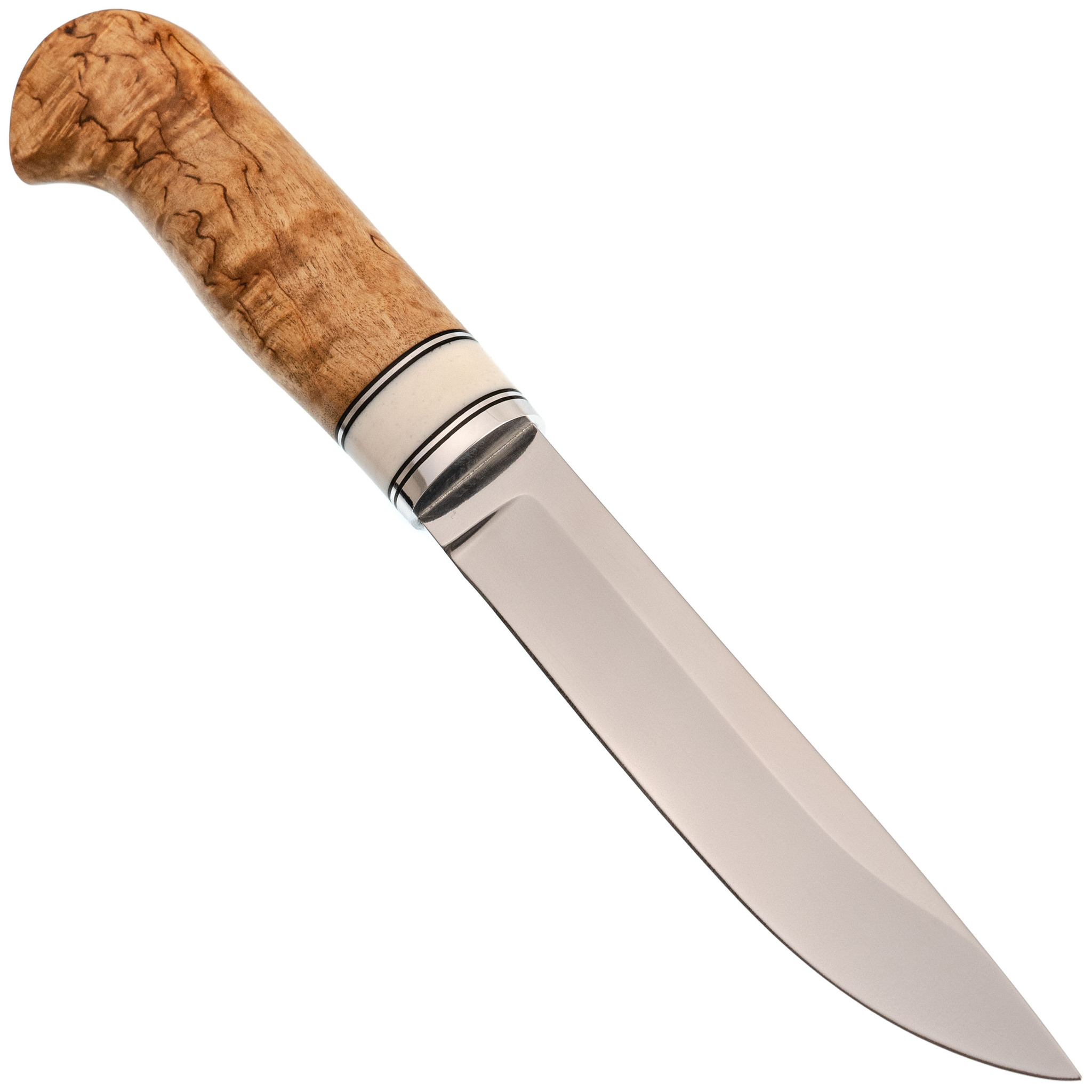 Нож Финский 4, сталь D2, карельская береза, кориан - фото 5