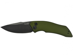 Фото Автоматический складной нож Kershaw Launch 1, сталь CMP154CM, рукоять алюминий, хаки