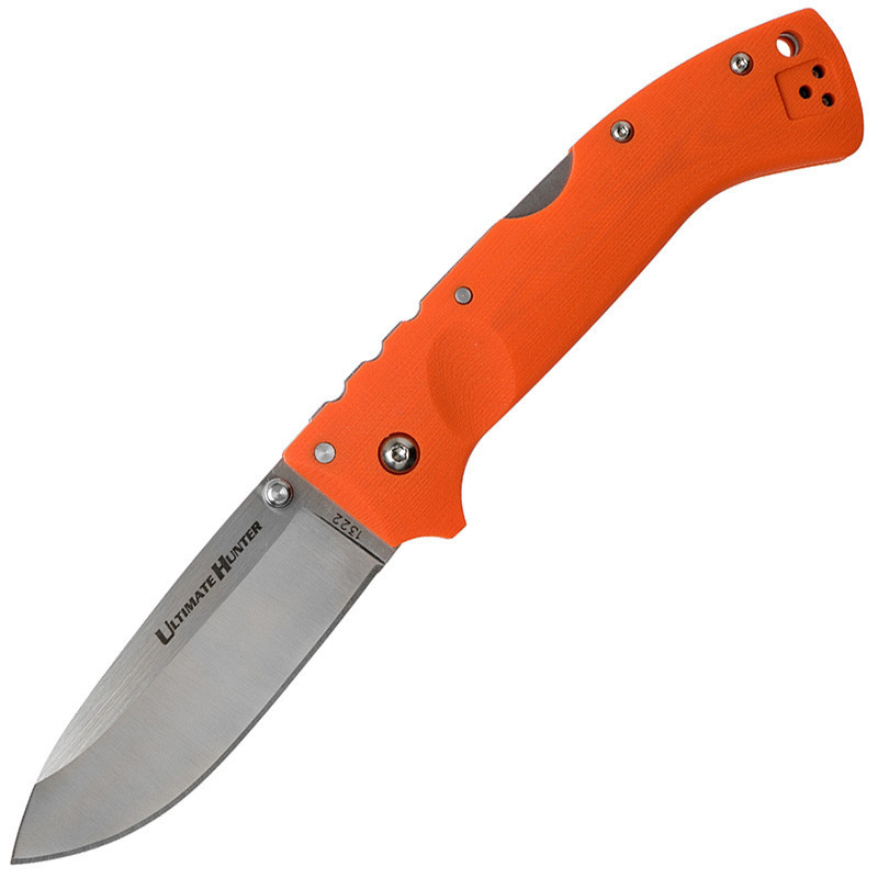 Складной нож Cold Steel 30URY Ultimate Hunter Blaze Orange сталь S35VN, рукоять G10 набор victorinox swiss classic складной нож для овощей и разделочная доска красная рукоять