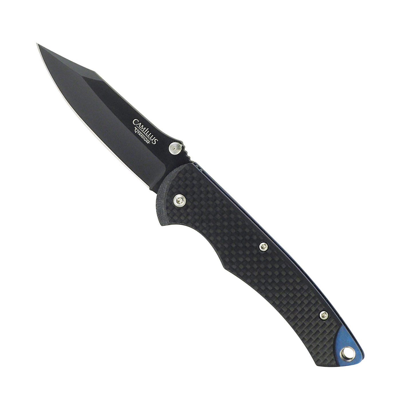 Складной нож Camillus EDC Clip Point, сталь VG-10, рукоять Carbon Fiber, чёрный от Ножиков
