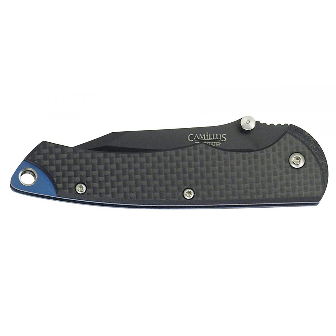 Складной нож Camillus EDC Clip Point, сталь VG-10, рукоять Carbon Fiber, чёрный от Ножиков