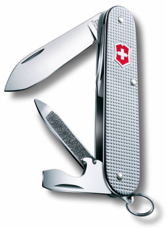 Нож перочинный Victorinox Cadet 0.2601.26 84мм 9 функций серебристый - фото 1