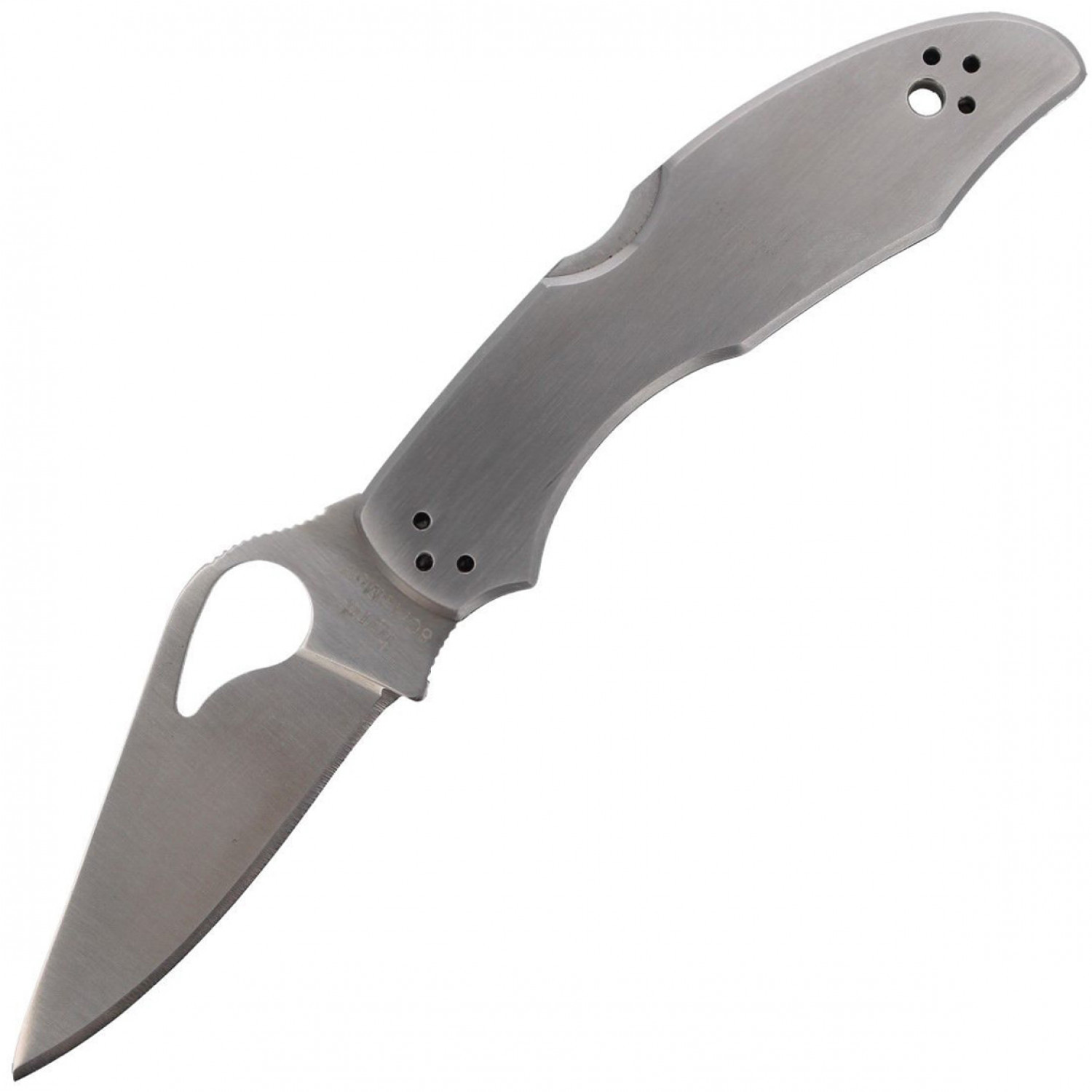 Нож складной MEADOWLARK™ 2 Spyderco BY04P2, сталь 8Cr13MOV Satin Plain, рукоять нержавеющая сталь
