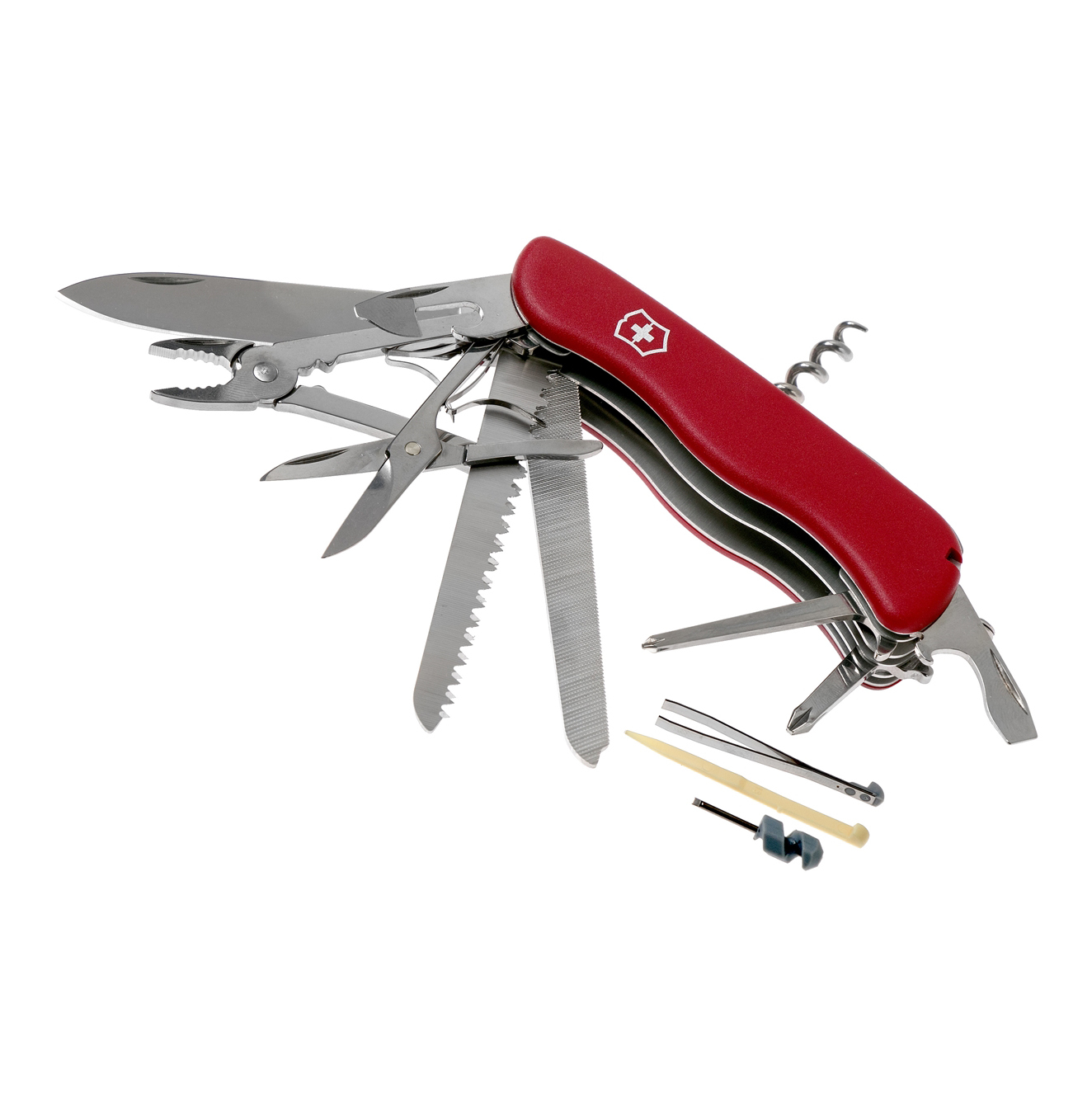 фото Нож перочинный victorinox workchamp, сталь x50crmov15, рукоять cellidor®, красный