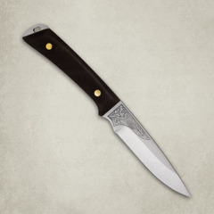 Фото Нож цельнометаллический Снегирь, АиР, граб, 100х13м