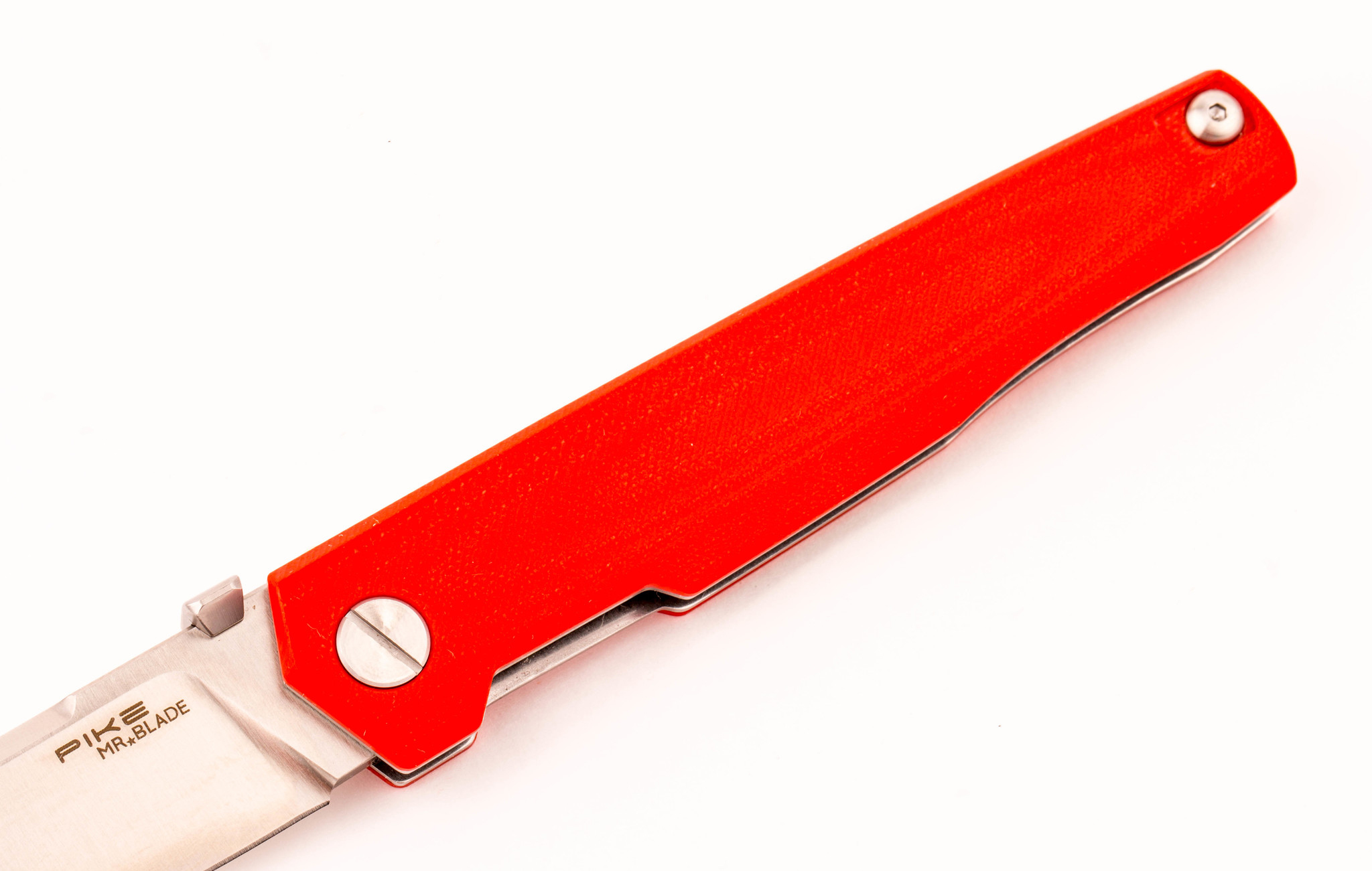 Складной нож Pike Red, сталь D2, рукоять G10 - фото 3