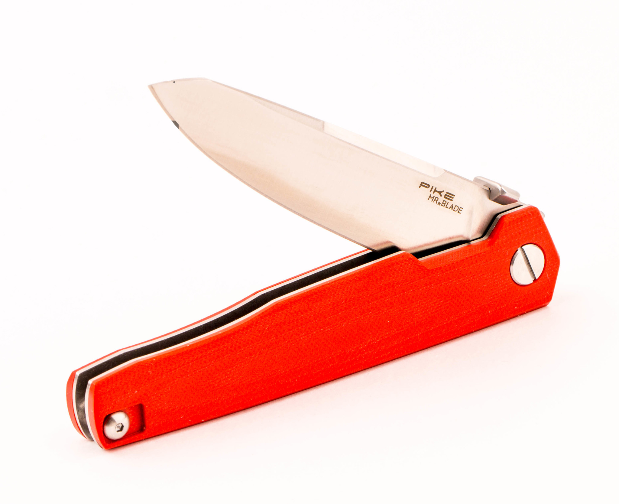 Складной нож Pike Red, сталь D2, рукоять G10 - фото 5
