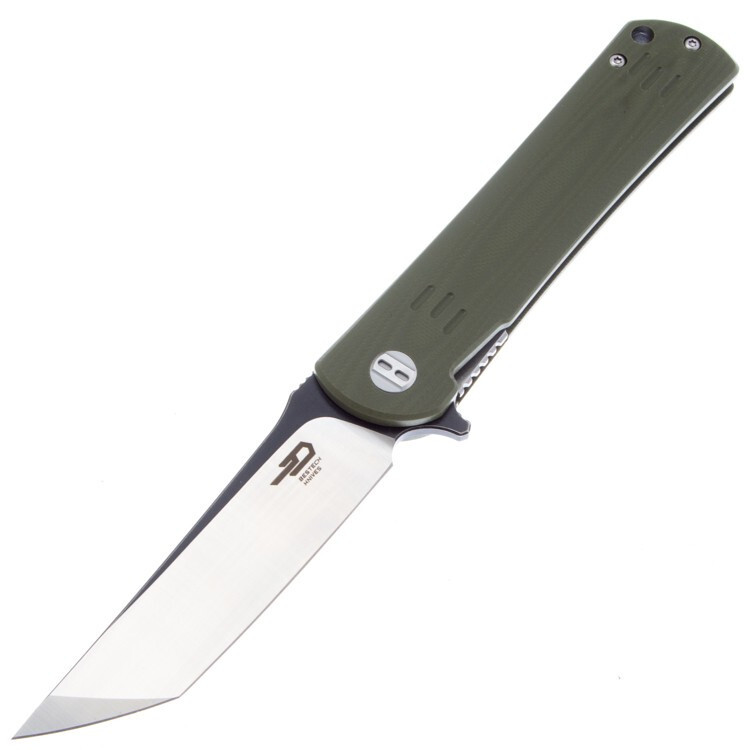 Складной нож Bestech Kendo, сталь D2, рукоять G10, зеленый складной нож bestech knives ascot d2 черно синий карбон