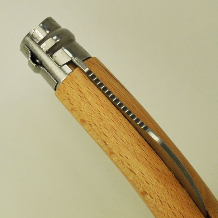 Нож грибника складной Opinel №8, нержавеющая сталь Sandvik 12C27, рукоять бук, блистер от Ножиков