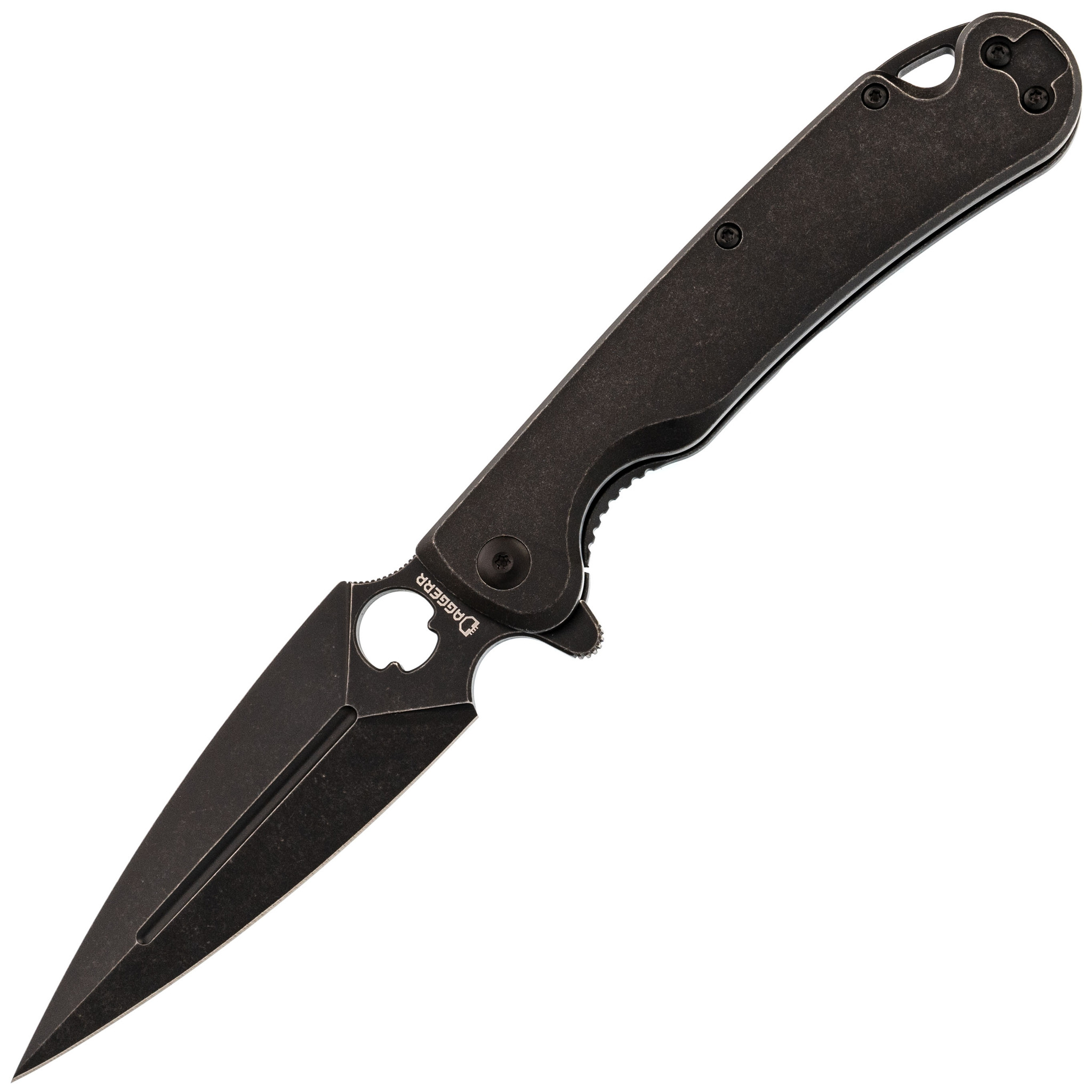 Складной нож Daggerr Arrow frame-lock All black, сталь D2 - фото 1
