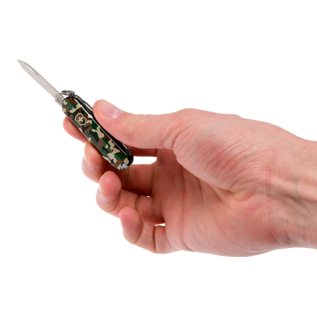 Нож перочинный Victorinox Classic 0.6223.94 58мм 7 функций рукоять дизайна Камуфляж - фото 6