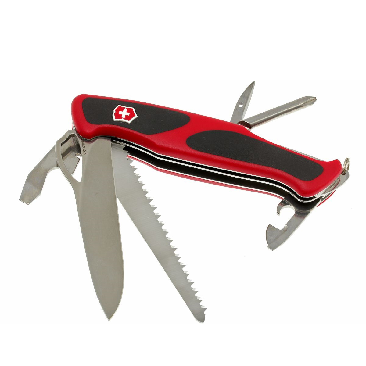 Нож перочинный Victorinox RangerGrip 78 0.9663.MC 130мм 12 функций красно-чёрный - фото 2