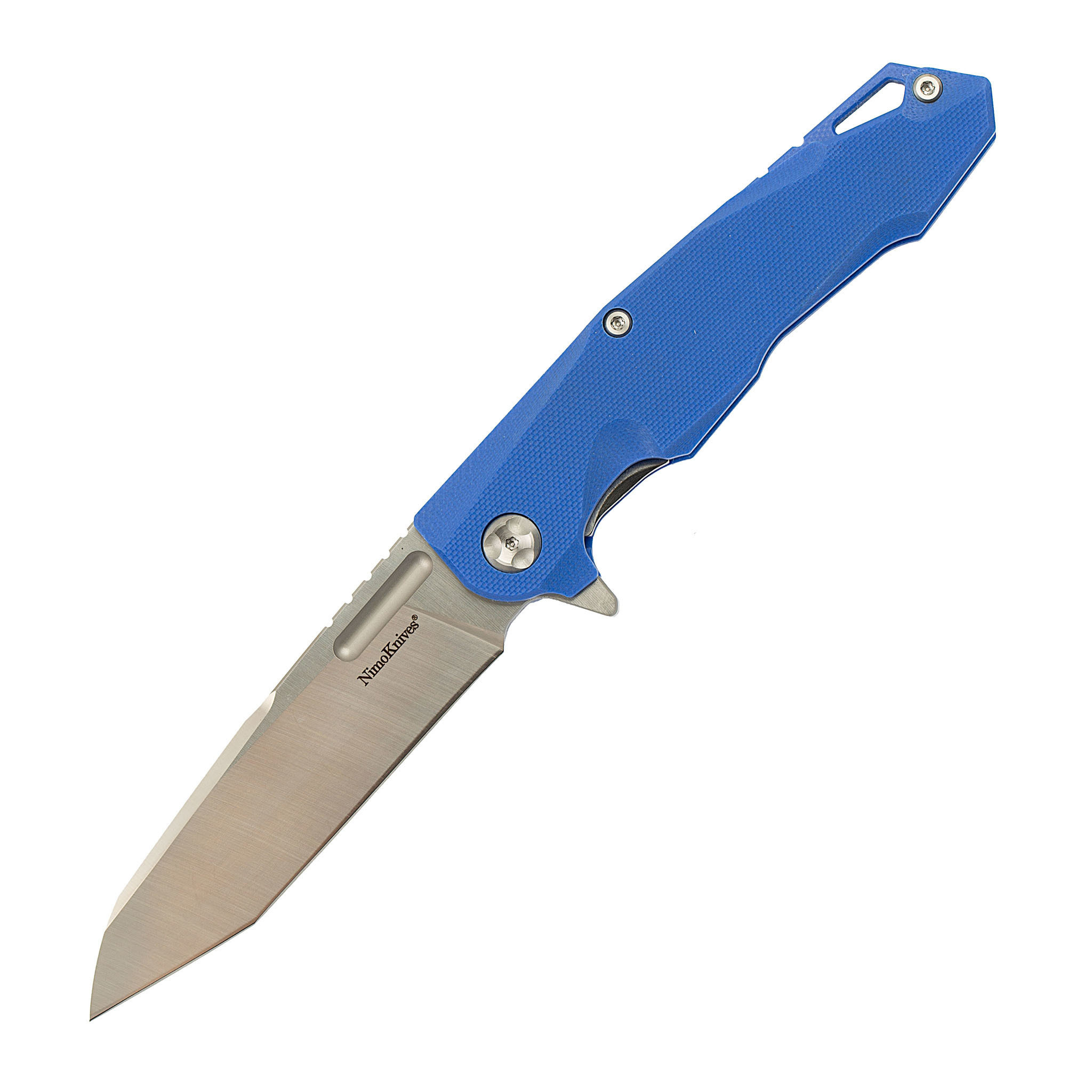 Складной нож Nimo Shan, сталь 9Cr18MoV, синий - фото 1