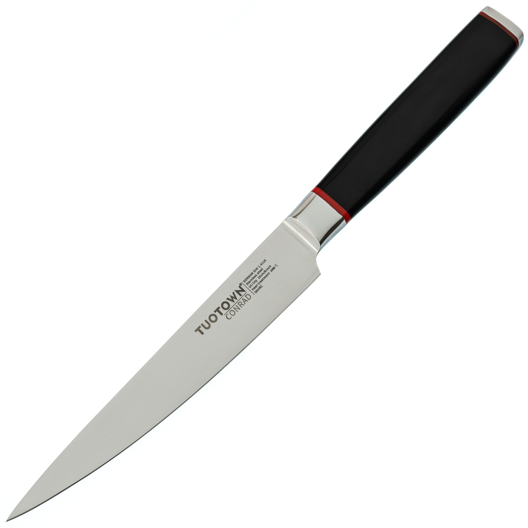 Кухонный универсальный нож Tuotown, серия CONRAD, сталь 1.4116