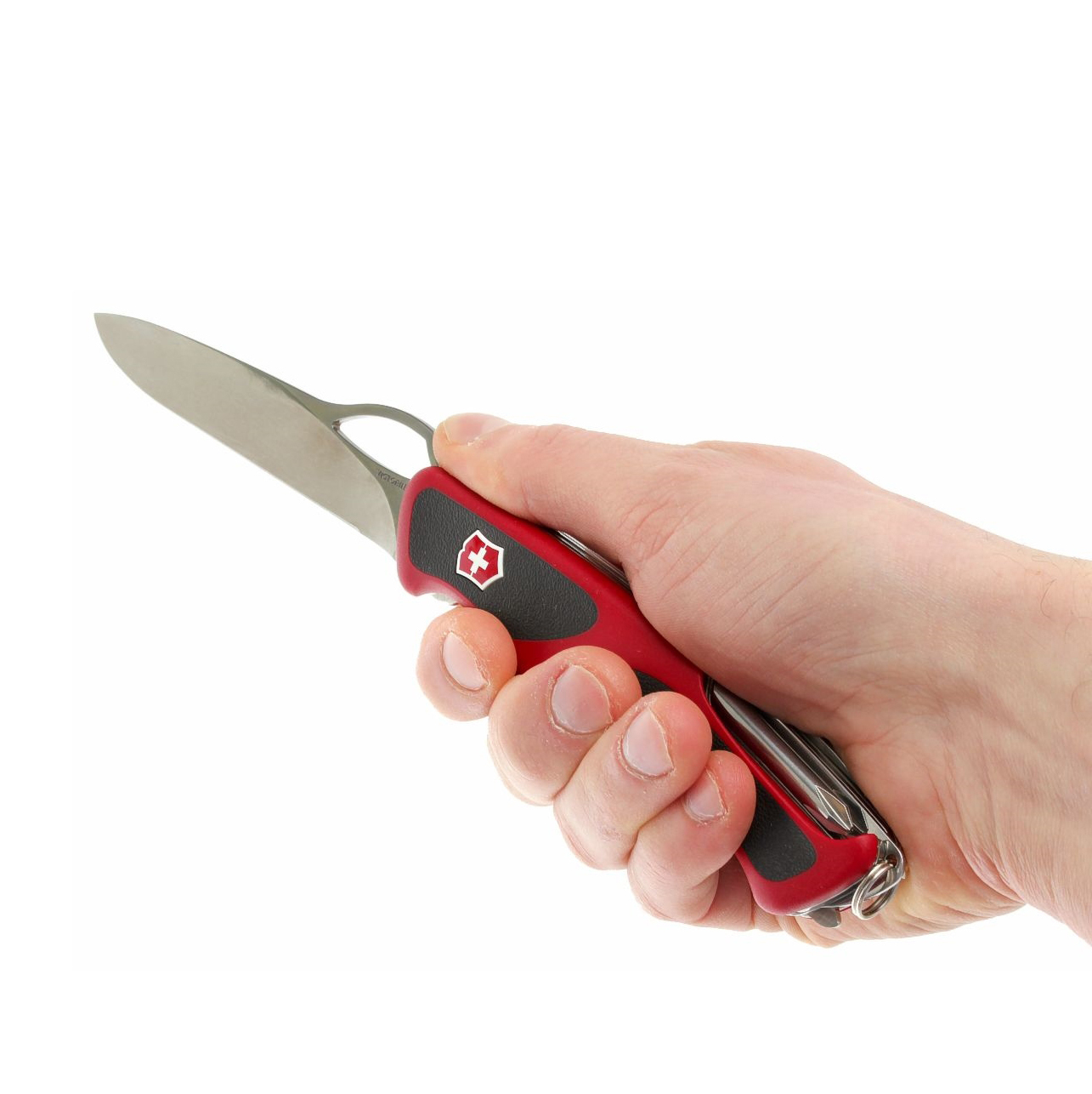 фото Нож перочинный victorinox rangergrip 78, сталь x55crmo14, рукоять полиамид, красно-чёрный